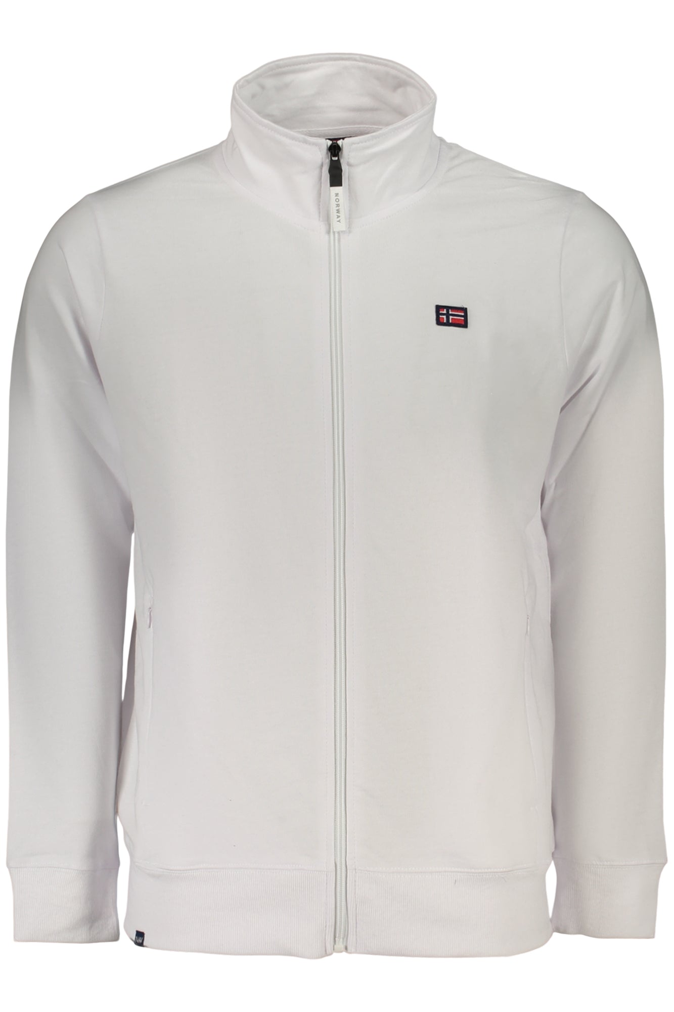 NORWAY 1963 MEN'S WHITE ZIP-UP SWEATSHIRT