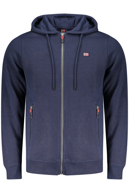 NORWAY 1963 MEN'S BLUE ZIP-UP SWEATSHIRT