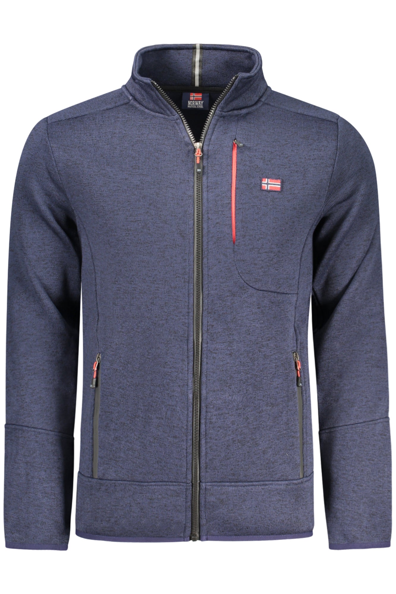 NORWAY 1963 MEN'S BLUE ZIP-UP SWEATSHIRT