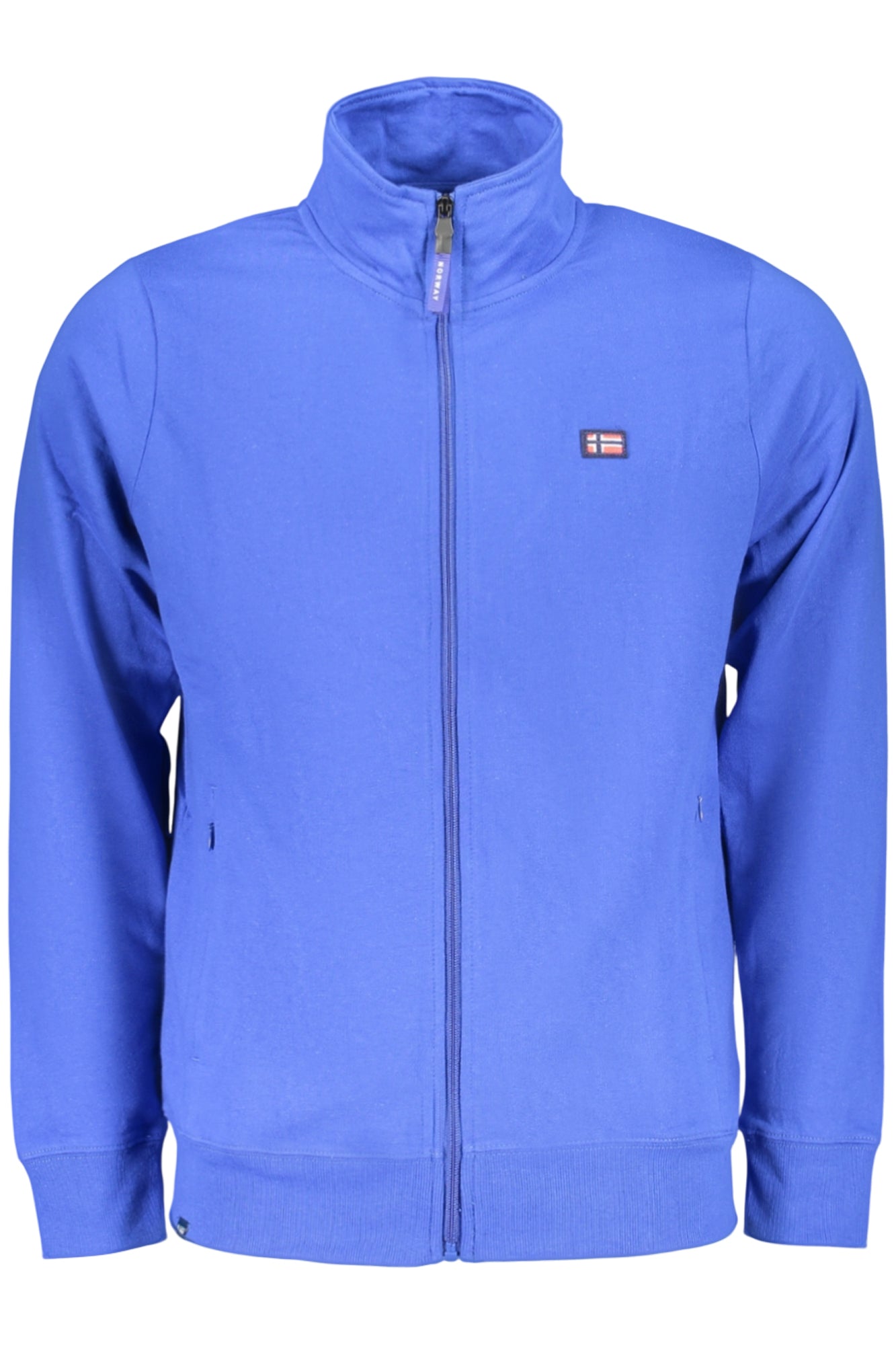 NORWAY 1963 MEN'S BLUE ZIP-UP SWEATSHIRT