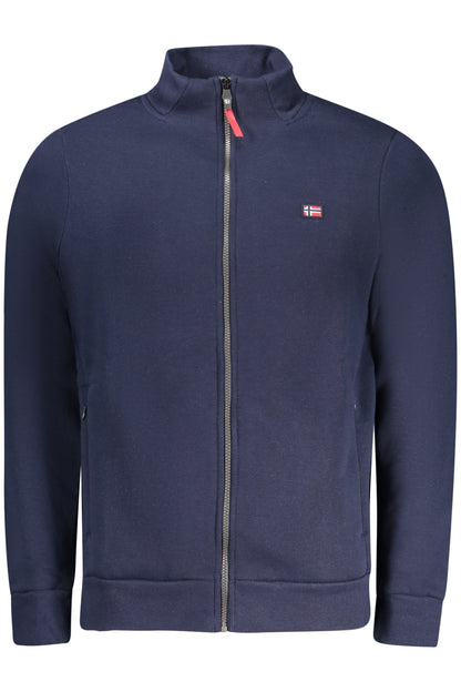 SWEAT-SHIRT ZIPPÉ BLEU POUR HOMME NORVÈGE 1963
