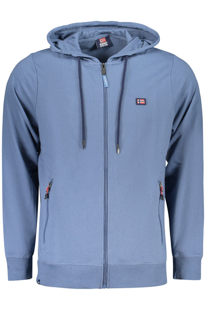 NORWAY 1963 MEN'S BLUE ZIP-UP SWEATSHIRT