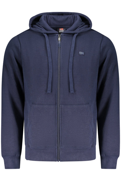 NORWAY 1963 MEN'S BLUE ZIP-UP SWEATSHIRT