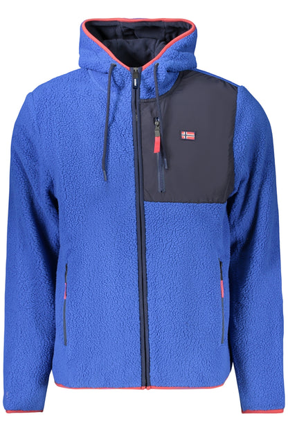 NORWAY 1963 MEN'S BLUE ZIP-UP SWEATSHIRT