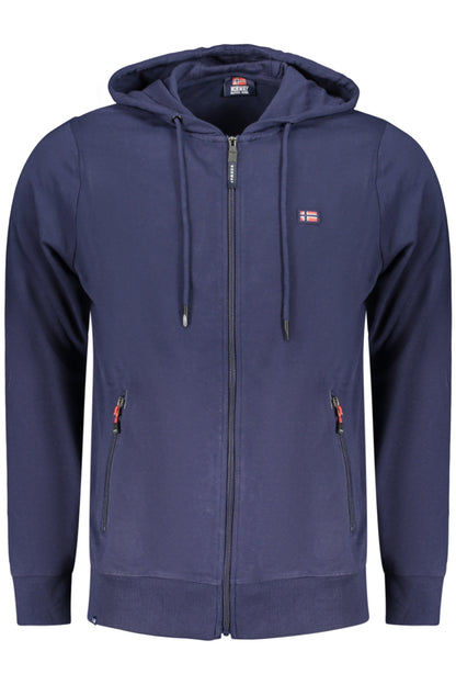 NORWAY 1963 MEN'S BLUE ZIP-UP SWEATSHIRT