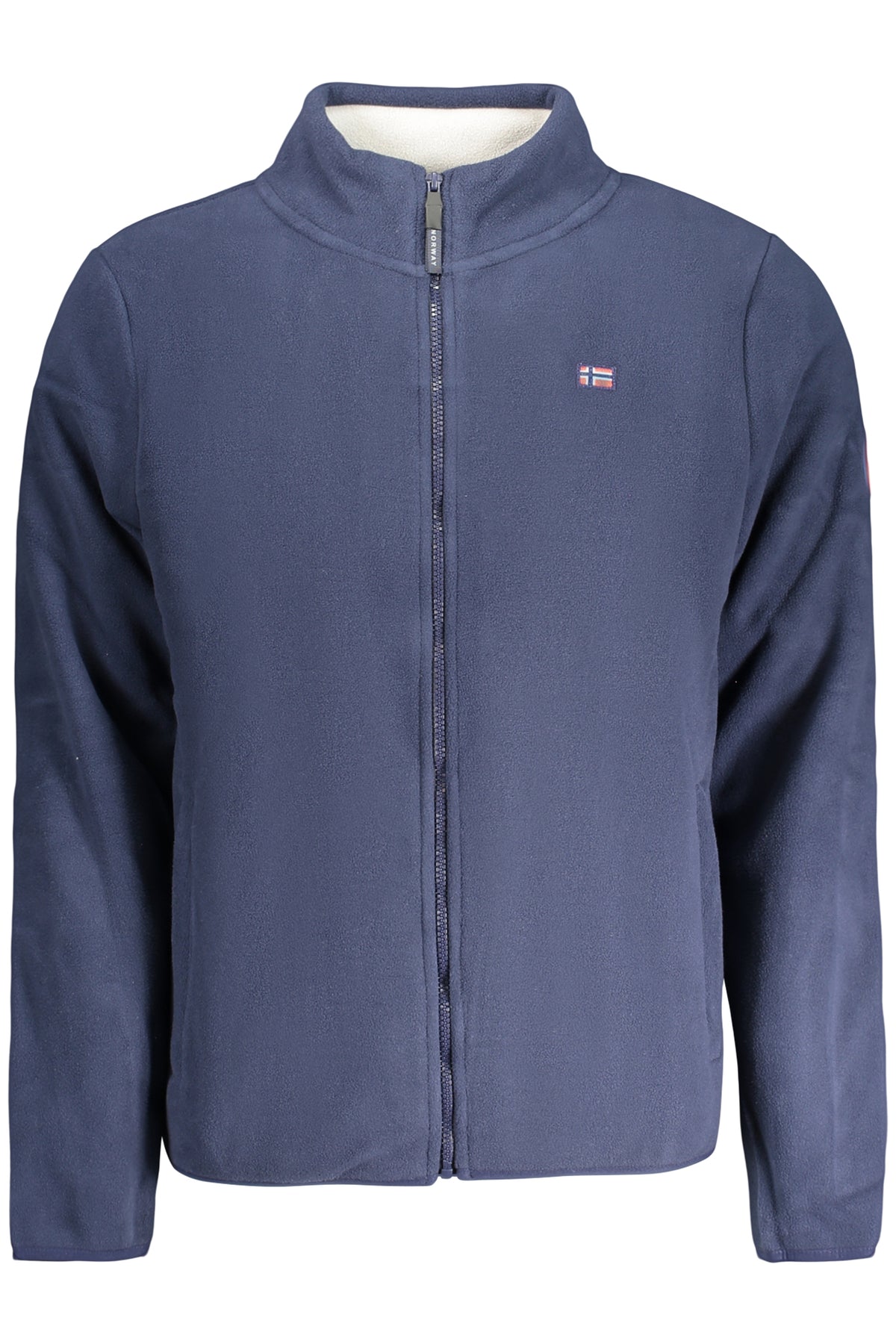SWEAT-SHIRT BLEU À FERMETURE ÉCLAIR POUR HOMME NORVÈGE 1963