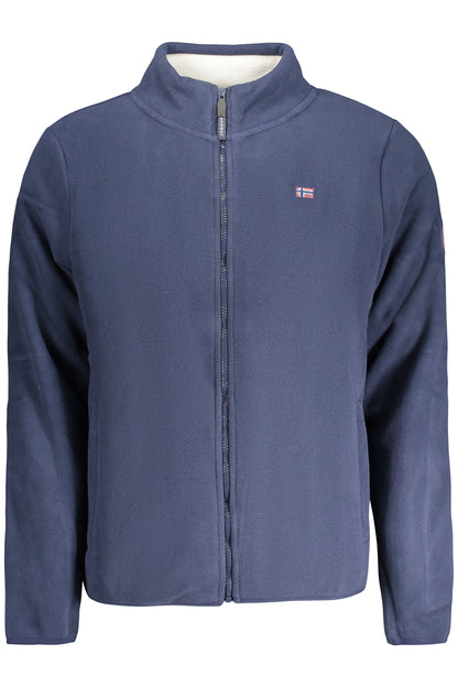 SWEAT-SHIRT BLEU À FERMETURE ÉCLAIR POUR HOMME NORVÈGE 1963