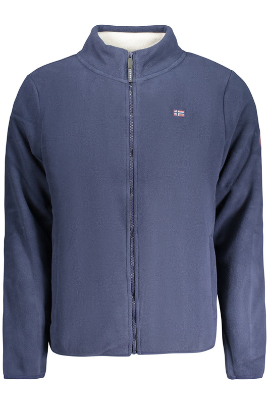 SWEAT-SHIRT BLEU À FERMETURE ÉCLAIR POUR HOMME NORVÈGE 1963
