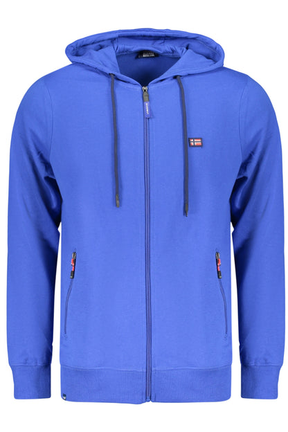 NORWAY 1963 MEN'S BLUE ZIP-UP SWEATSHIRT