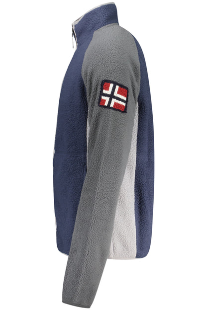 NORWAY 1963 MEN'S BLUE ZIP-UP SWEATSHIRT