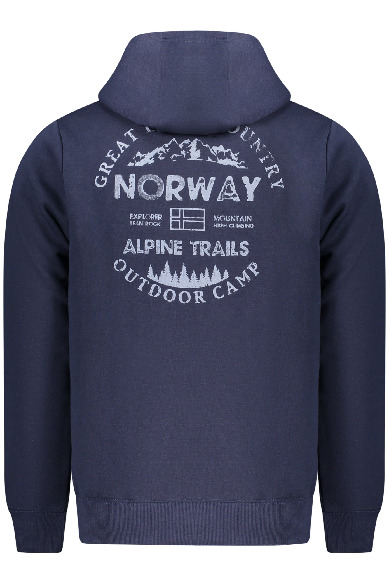 NORWAY 1963 MEN'S BLUE ZIP-UP SWEATSHIRT