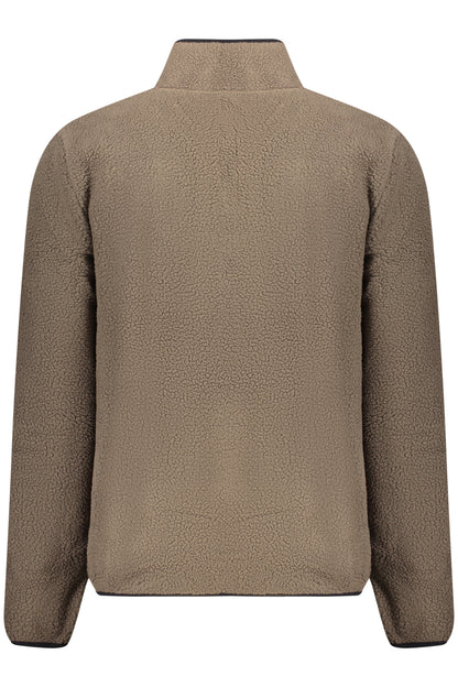 NORWAY 1963 MEN'S BROWN ZIP-UP SWEATSHIRT