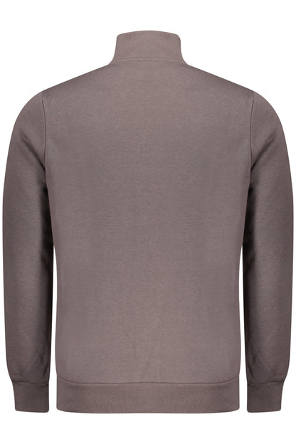 NORWAY 1963 MEN'S BROWN ZIP-UP SWEATSHIRT