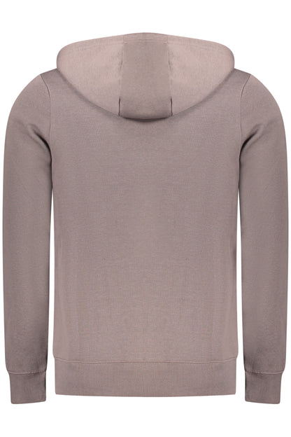 NORWAY 1963 MEN'S BROWN ZIP-UP SWEATSHIRT
