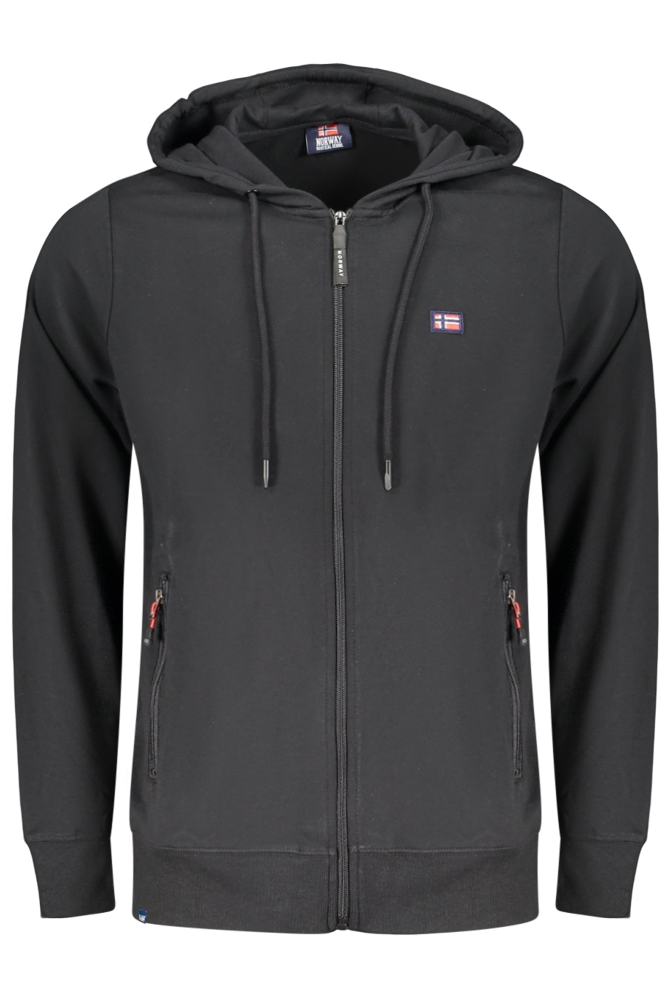 NORWAY 1963 MEN'S BLACK ZIP-UP SWEATSHIRT