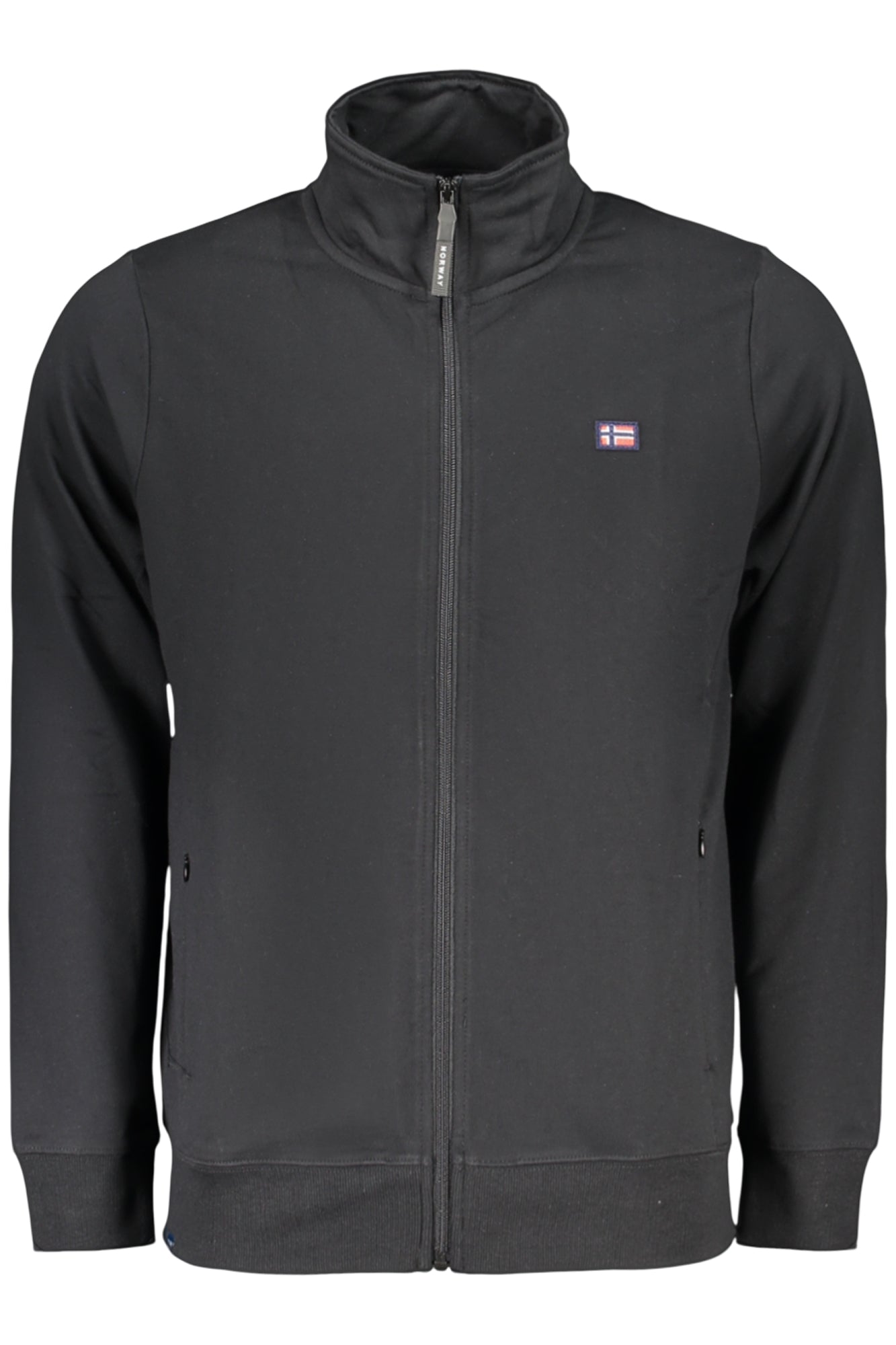 NORWAY 1963 MEN'S BLACK ZIP-UP SWEATSHIRT