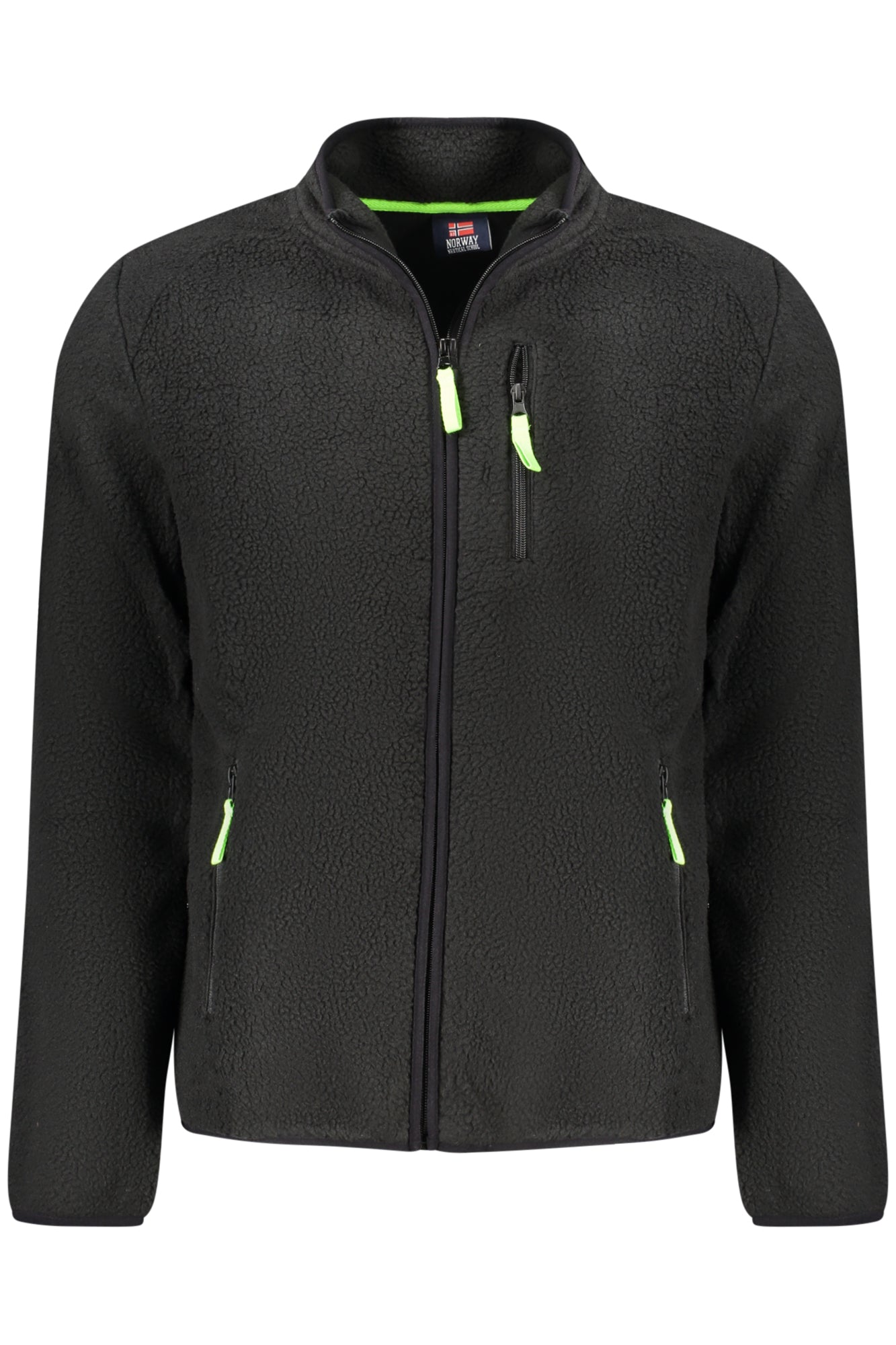 NORWAY 1963 MEN'S BLACK ZIP-UP SWEATSHIRT