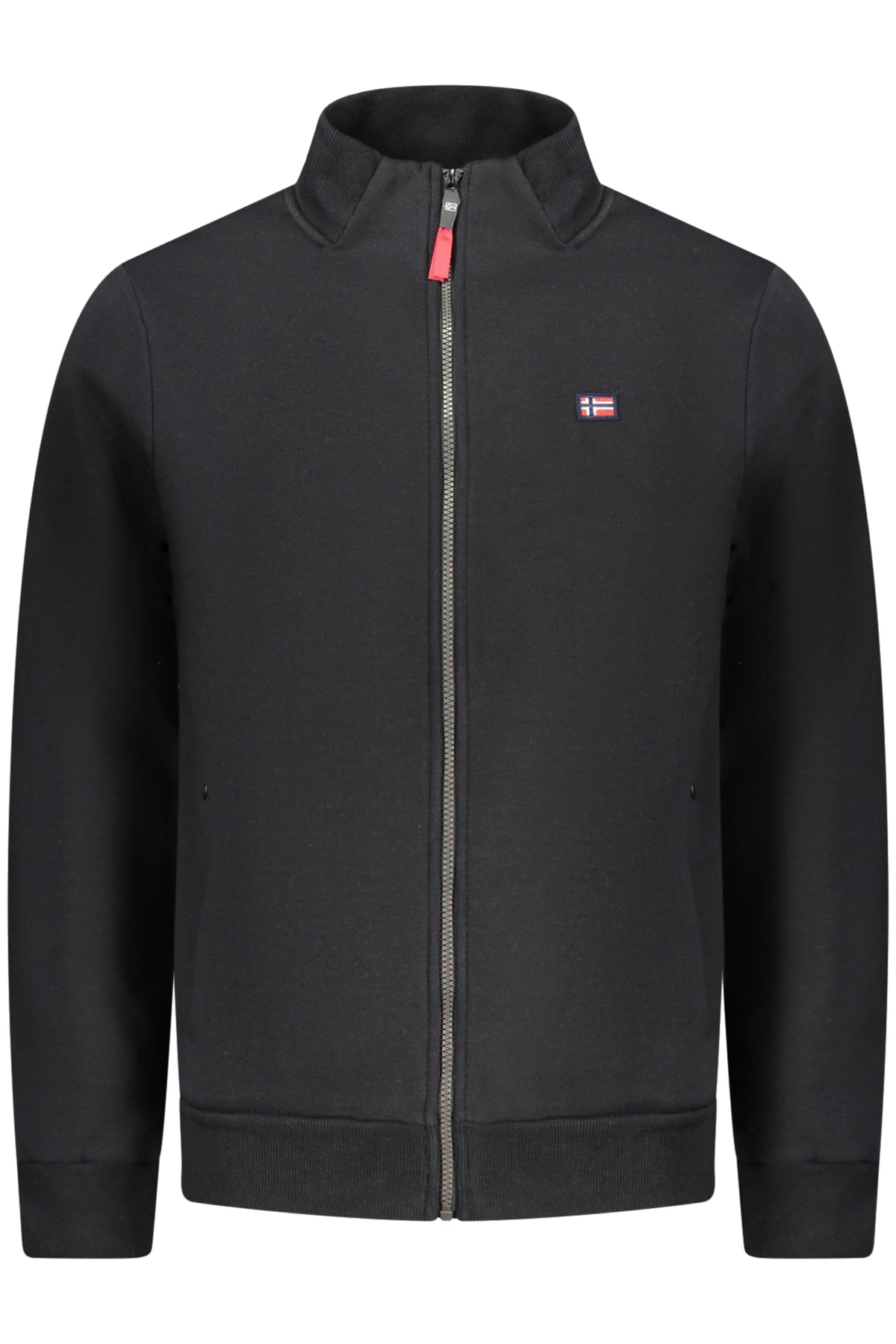 Sweat-shirt zippé noir pour homme Norvège 1963