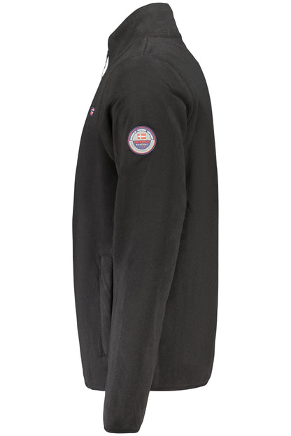 SWEAT-SHIRT NOIR À FERMETURE ÉCLAIR POUR HOMME NORVÈGE 1963