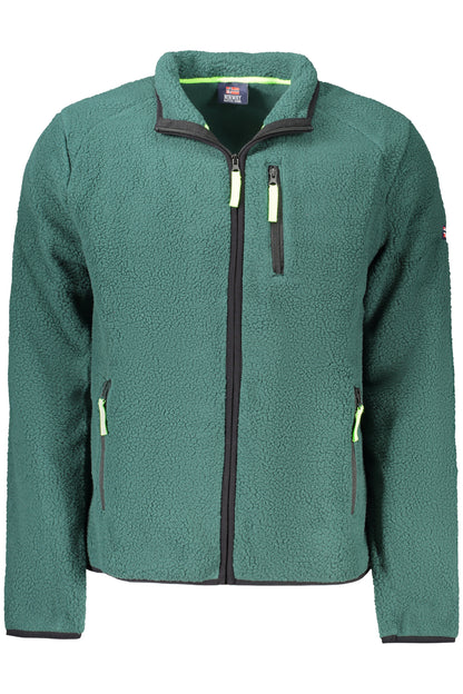 NORWAY 1963 MEN'S GREEN ZIP-UP SWEATSHIRT