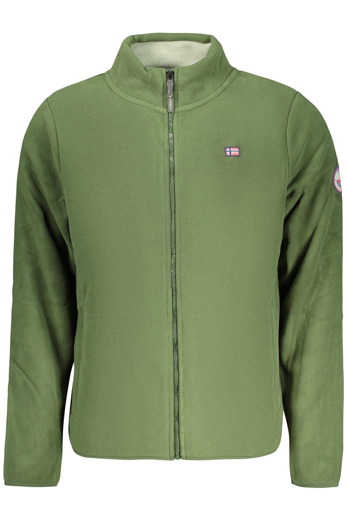 SWEAT-SHIRT VERT À FERMETURE ÉCLAIR POUR HOMME NORVÈGE 1963