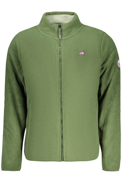 SWEAT-SHIRT VERT À FERMETURE ÉCLAIR POUR HOMME NORVÈGE 1963