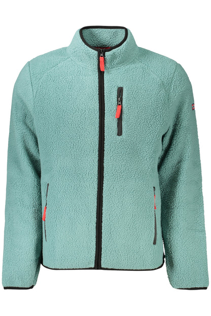 NORWAY 1963 MEN'S GREEN ZIP-UP SWEATSHIRT