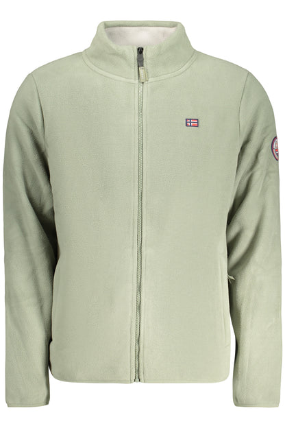 SWEAT-SHIRT VERT À FERMETURE ÉCLAIR POUR HOMME NORVÈGE 1963
