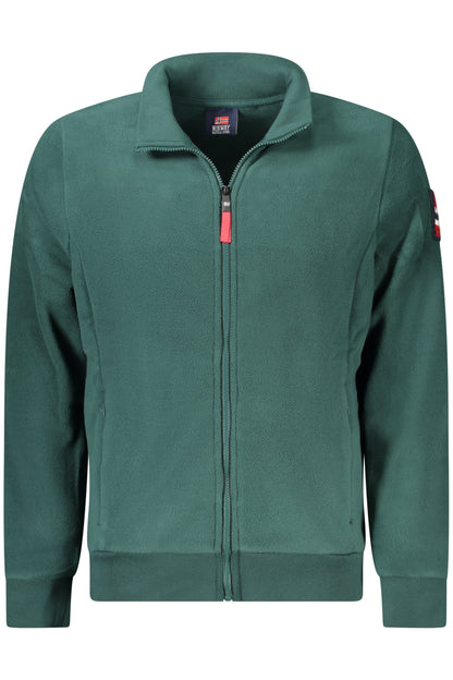 NORWAY 1963 MEN'S GREEN ZIP-UP SWEATSHIRT