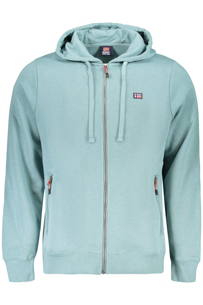 NORWAY 1963 MEN'S GREEN ZIP-UP SWEATSHIRT
