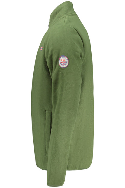 SWEAT-SHIRT VERT À FERMETURE ÉCLAIR POUR HOMME NORVÈGE 1963