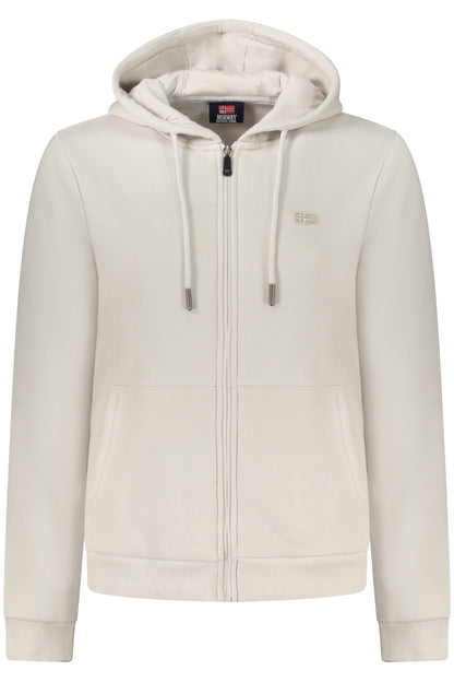 SWEAT-SHIRT GRIS À FERMETURE ÉCLAIR POUR FEMME NORVÈGE 1963
