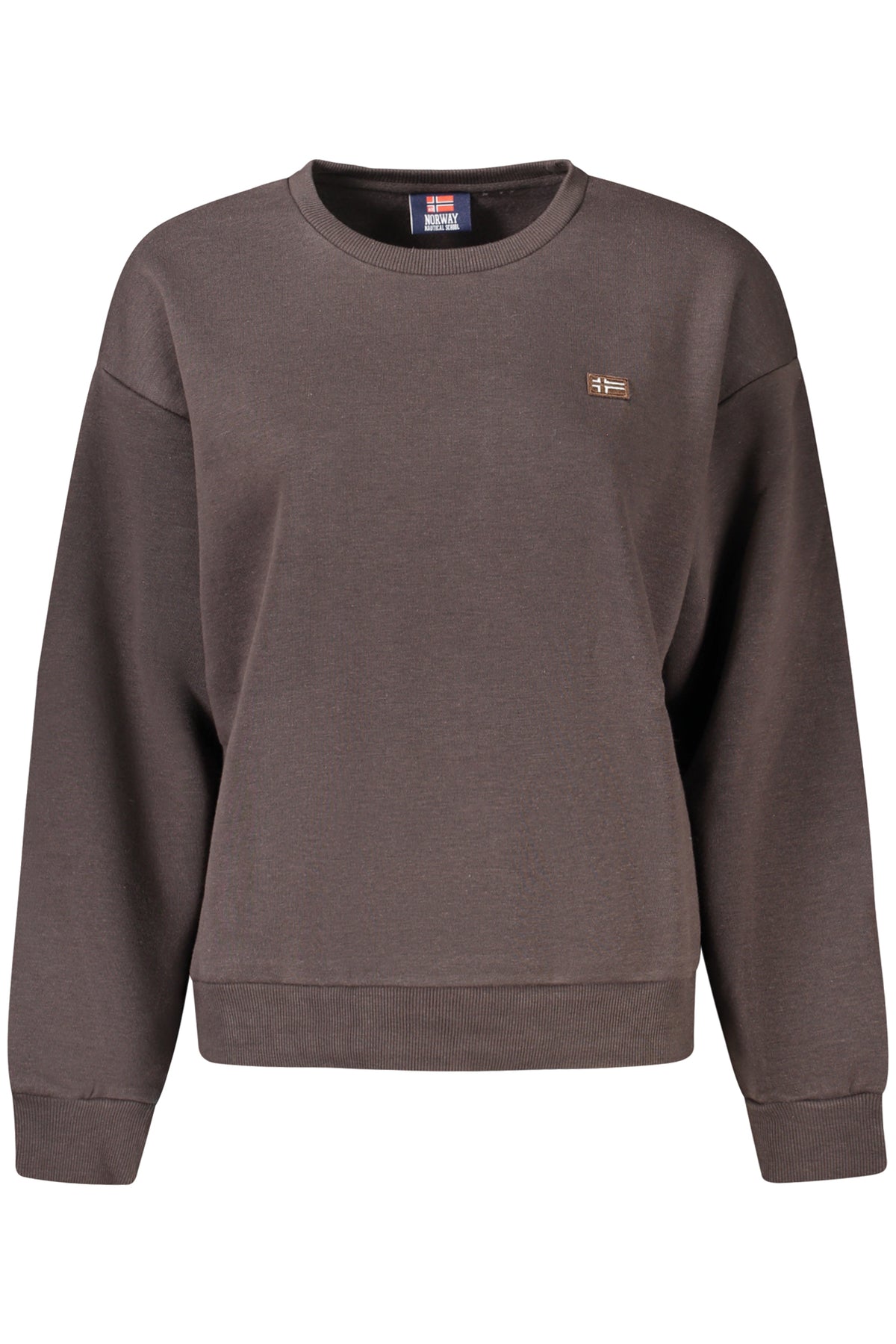 NORWAY 1963 WOMEN'S BROWN ZIP-UP SWEATSHIRT