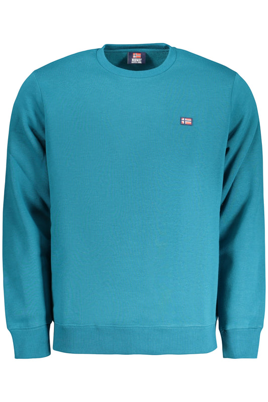 SWEAT-SHIRT BLEU À FERMETURE ÉCLAIR POUR HOMME NORVÈGE 1963