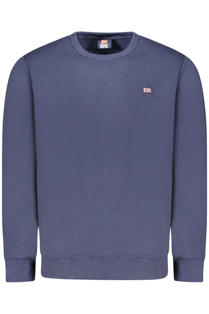 NORWAY 1963 MEN'S BLUE ZIP-UP SWEATSHIRT