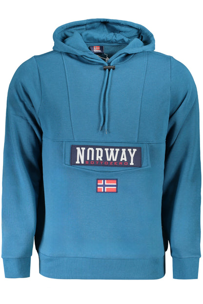 NORWAY 1963 MEN'S BLUE ZIP-UP SWEATSHIRT