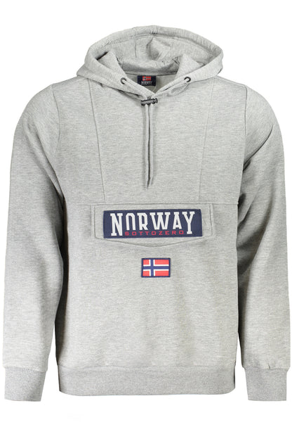 NORWAY 1963 MEN'S ZIP-UP SWEATSHIRT GREY