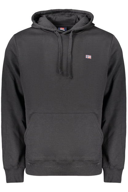 NORWAY 1963 MEN'S BLACK ZIP-UP SWEATSHIRT