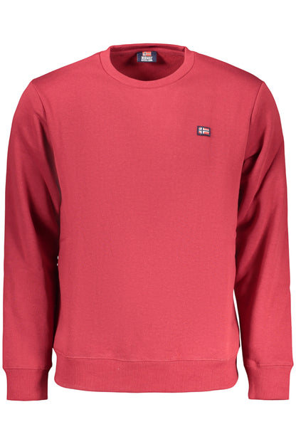 NORWAY 1963 MEN'S RED ZIP-UP SWEATSHIRT