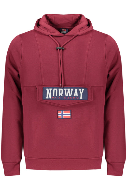 NORWAY 1963 MEN'S PURPLE ZIP-UP SWEATSHIRT