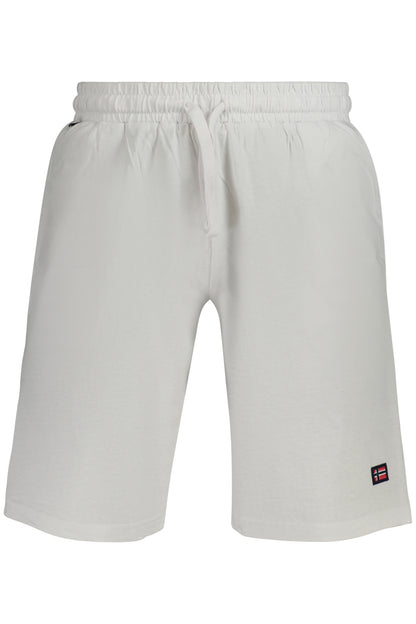 NORWAY 1963 MEN'S WHITE BERMUDA SHORTS