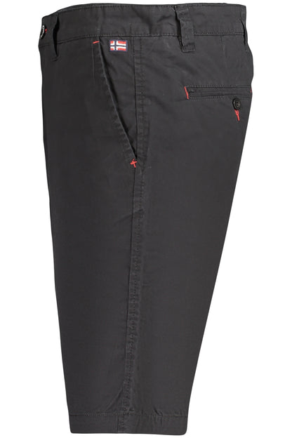 NORWAY 1963 MEN'S BLACK BERMUDA SHORTS