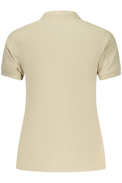 NORWAY 1963 WOMEN'S SHORT-SLEEVE POLO SHIRT, BEIGE