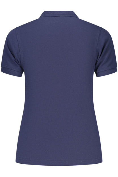 NORWAY 1963 WOMEN'S SHORT-SLEEVED POLO SHIRT, BLUE