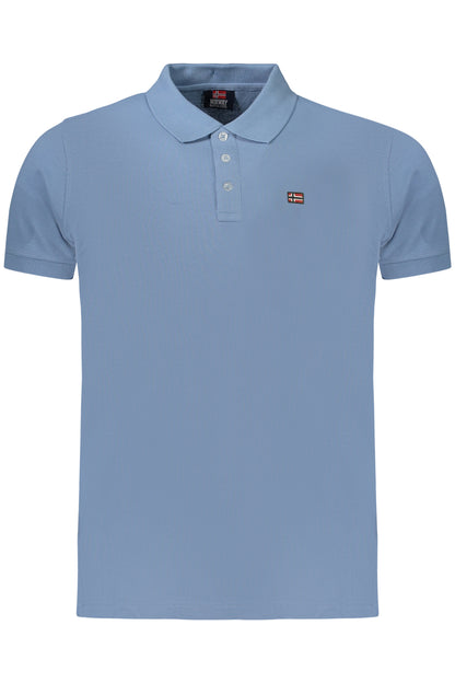 NORWAY 1963 MEN'S SHORT-SLEEVED POLO SHIRT, BLUE