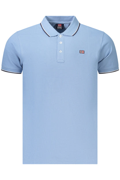 NORWAY 1963 MEN'S SHORT-SLEEVED POLO SHIRT, BLUE