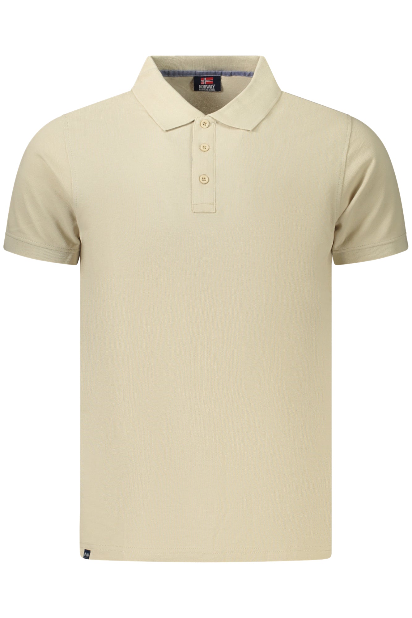 NORWAY 1963 MEN'S SHORT-SLEEVE POLO SHIRT, BEIGE