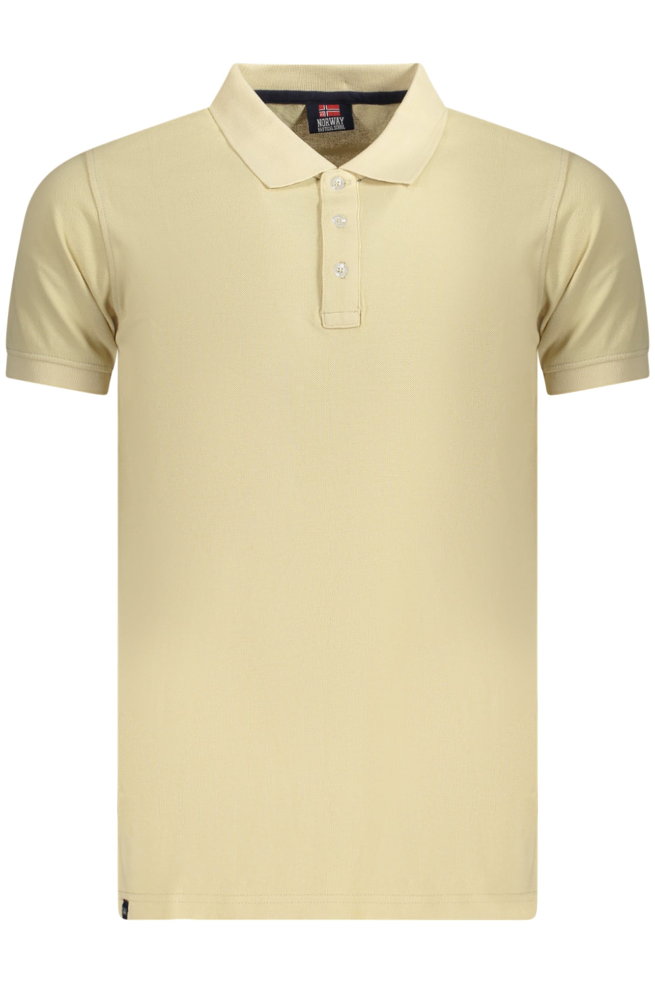 NORWAY 1963 MEN'S SHORT-SLEEVE POLO SHIRT, BEIGE