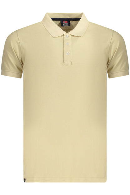 NORWAY 1963 MEN'S SHORT-SLEEVE POLO SHIRT, BEIGE