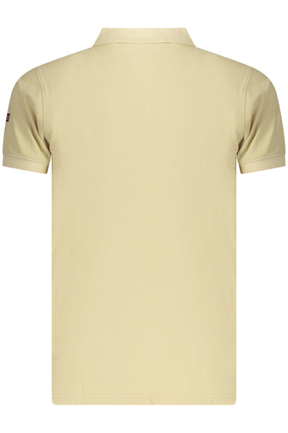 NORWAY 1963 MEN'S SHORT-SLEEVE POLO SHIRT, BEIGE